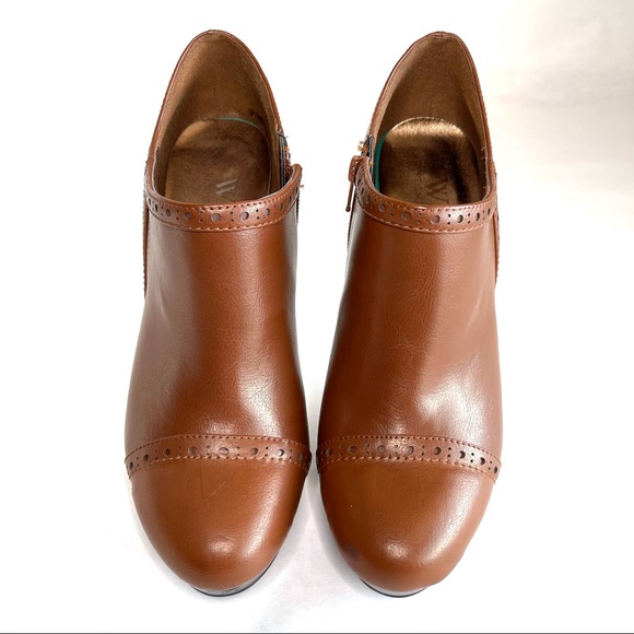 Worthington Brown Ankle Boots Stiletto - 9 - Picture 3 of 13